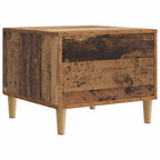 Couchtisch mit Schubladen Altholz 49 x 50 x 40 cm Holzwerkstoff