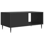 Couchtisch Schwarz 90 x 50 x 40 cm Holzwerkstoff