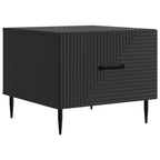 Couchtisch mit Schubladen Schwarz 49 x 50 x 40 cm Holzwerkstoff