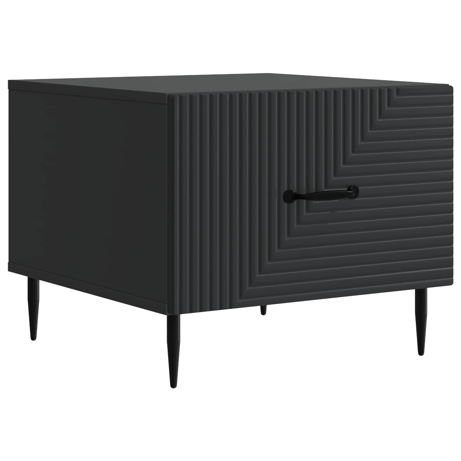 Couchtisch mit Schubladen Schwarz 49 x 50 x 40 cm Holzwerkstoff