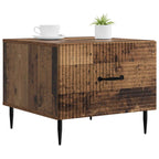Couchtisch mit Schubladen Altholz 49 x 50 x 40 cm Holzwerkstoff