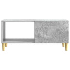 Couchtisch Betongrau 90 x 50 x 40 cm Holzwerkstoff