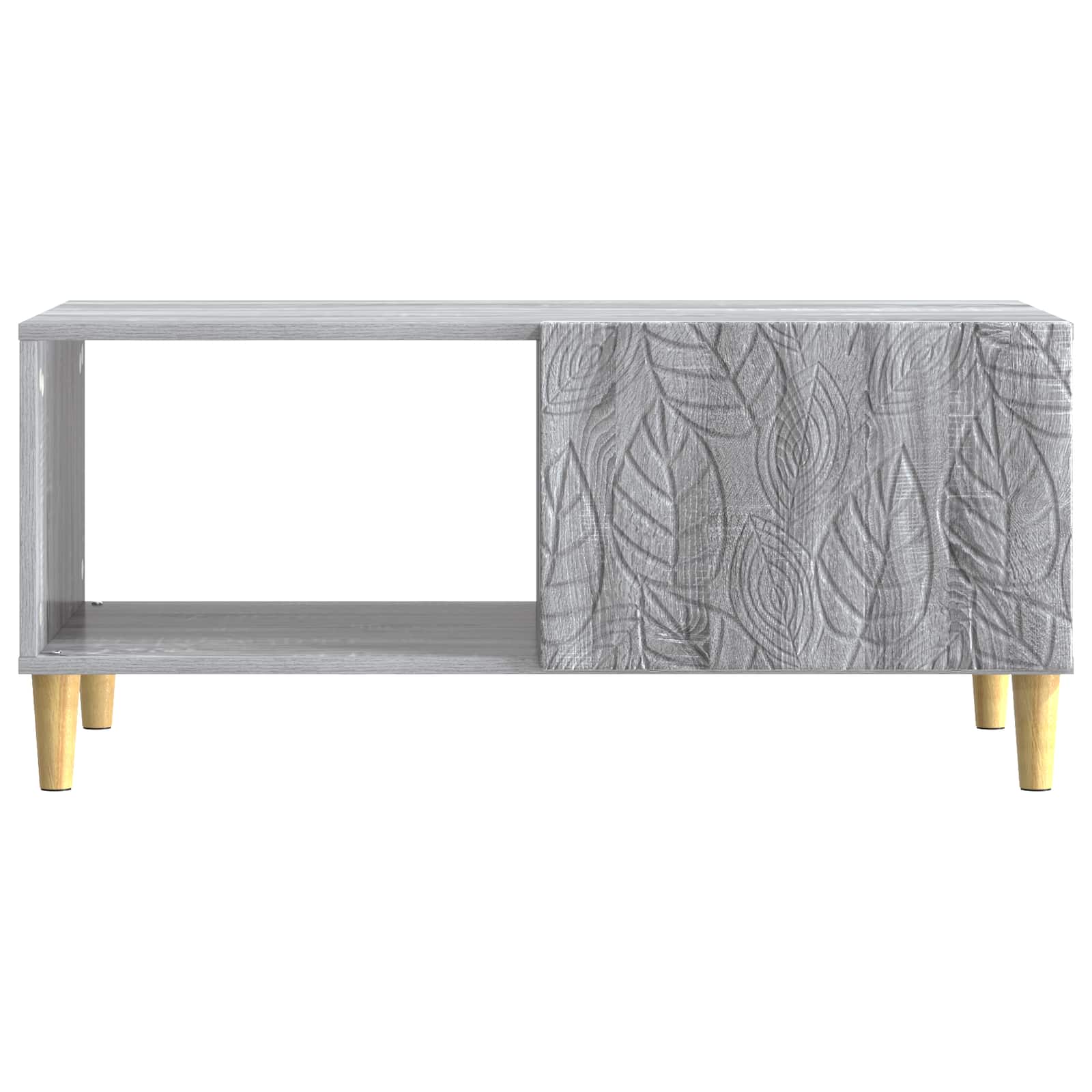 Couchtisch Grau Sonoma 90 x 50 x 40 cm Holzwerkstoff