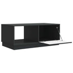 Couchtisch Schwarz 90 x 50 x 37 cm Holzwerkstoff