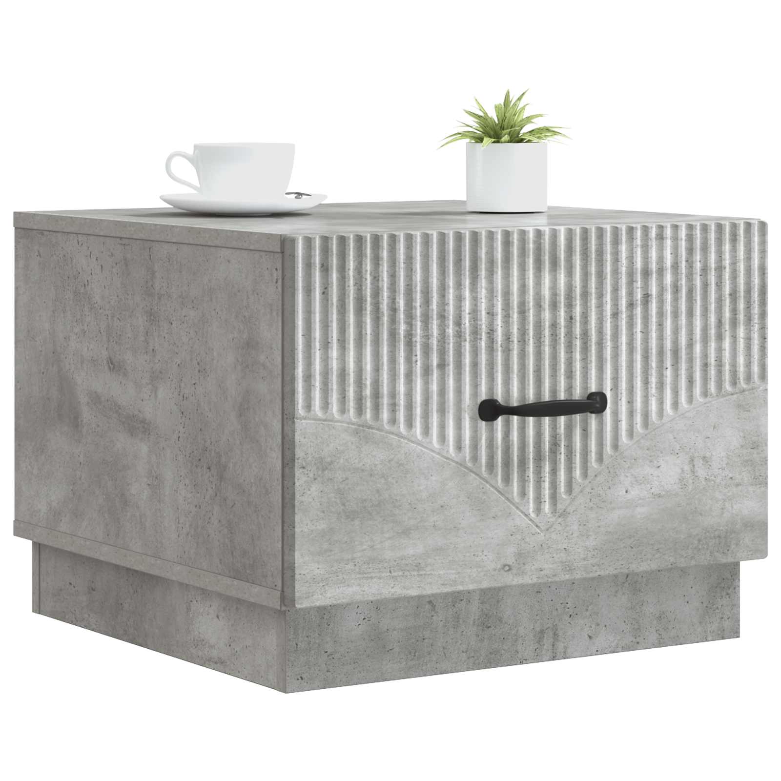 Couchtisch Betongrau 49 x 50 x 37 cm Holzwerkstoff