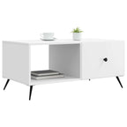 Couchtisch Weiß 90 x 50 x 40 cm Holzwerkstoff