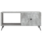 Couchtisch Betongrau 90 x 50 x 40 cm Holzwerkstoff