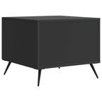Couchtisch mit Schubladen Schwarz 49 x 50 x 40 cm Holzwerkstoff