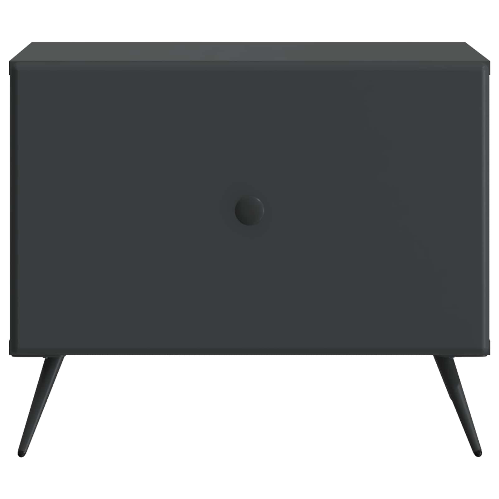 Couchtisch mit Schubladen Schwarz 49 x 50 x 40 cm Holzwerkstoff