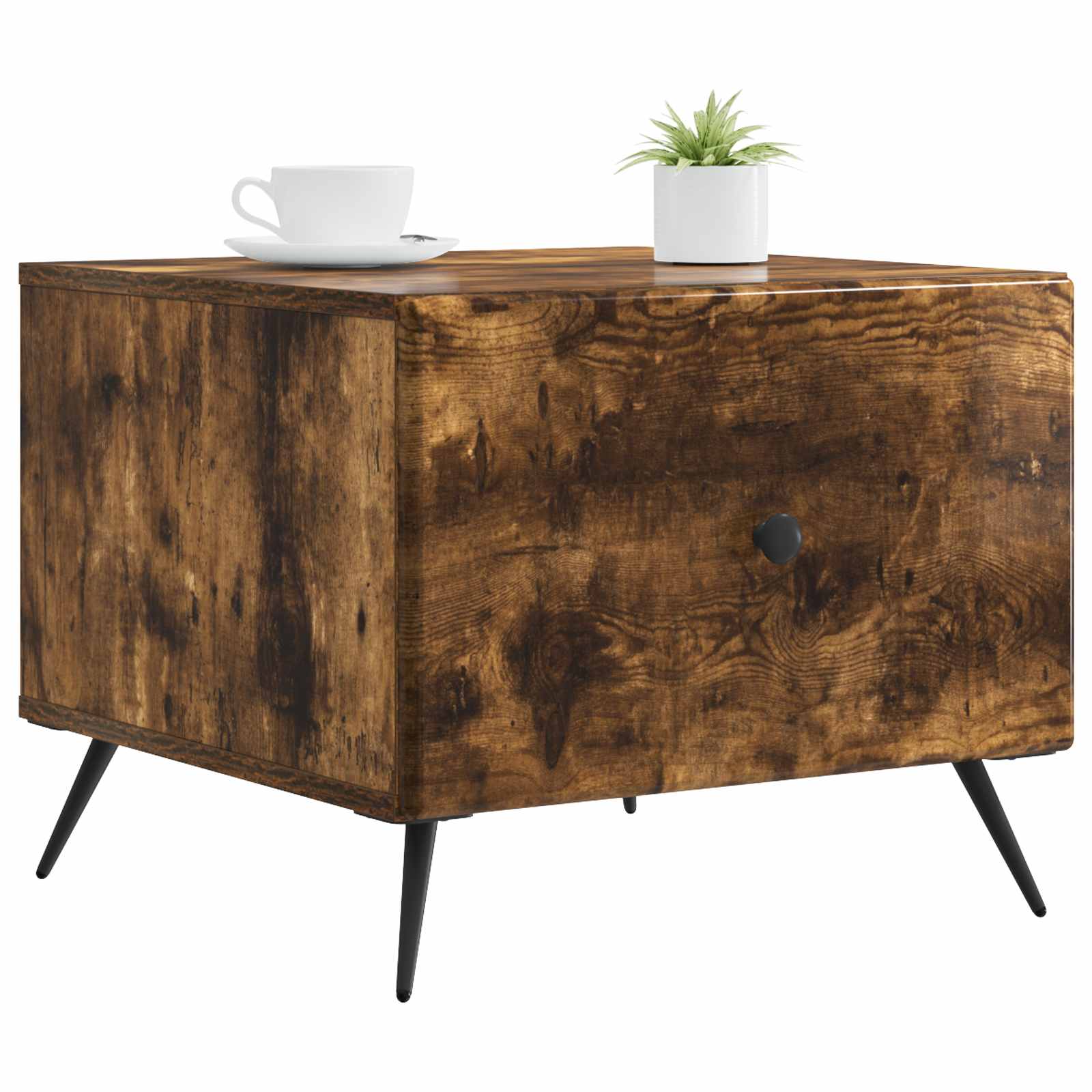 Couchtisch Geräucherte Eiche 49 x 50 x 40 cm Holzwerkstoff
