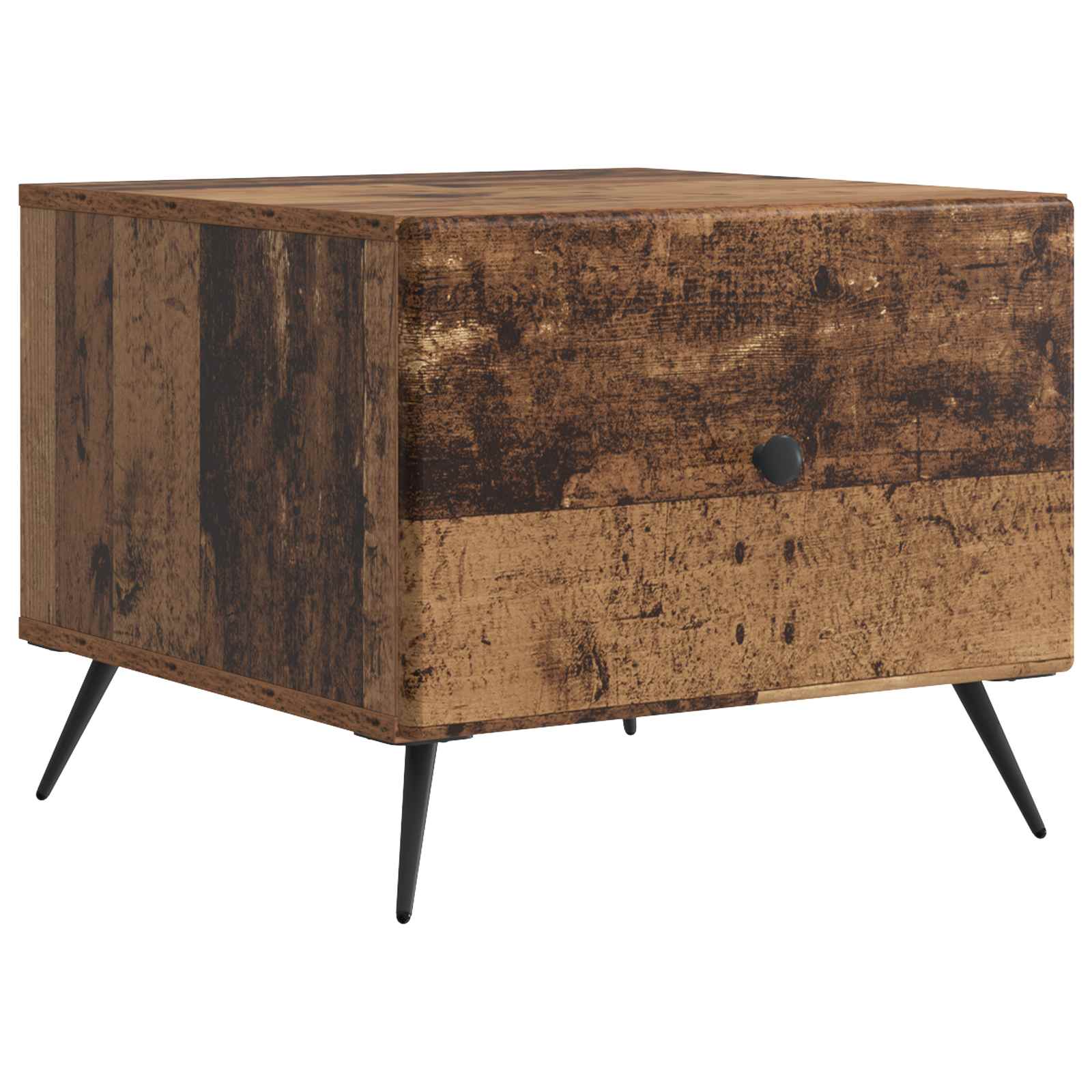 Couchtisch mit Schubladen Altholz 49 x 50 x 40 cm Holzwerkstoff