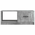 Couchtisch Betongrau 90 x 50 x 37 cm Holzwerkstoff