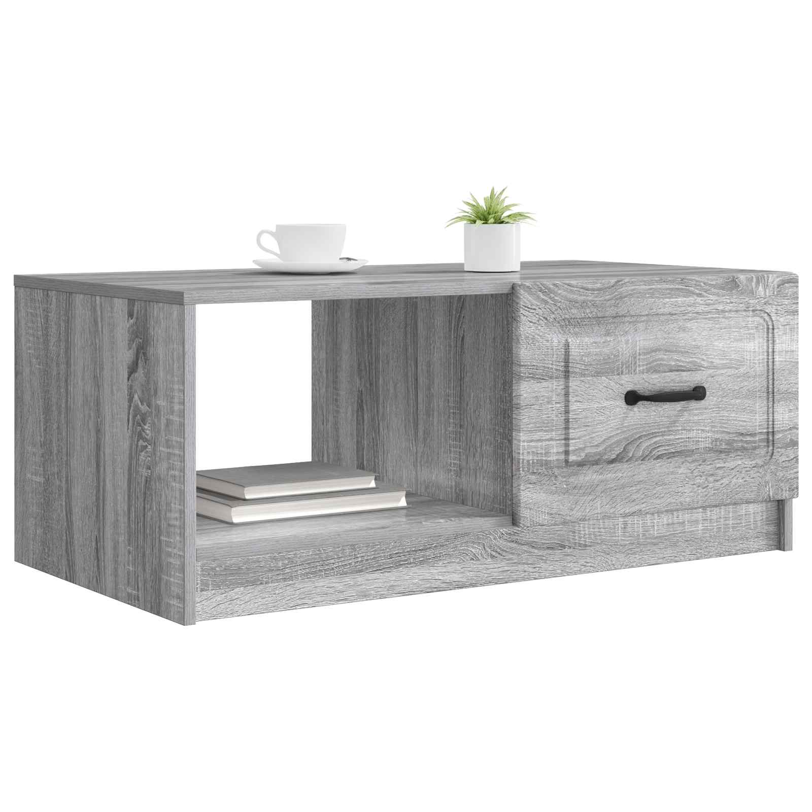 Couchtisch Graues Sonoma 90 x 50 x 37 cm Holzwerkstoff