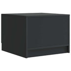 Couchtisch mit Schubladen Schwarz 49 x 50 x 37 cm Holzwerkstoff