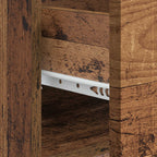 Couchtisch mit Schubladen Altholz 49 x 50 x 37 cm Holzwerkstoff
