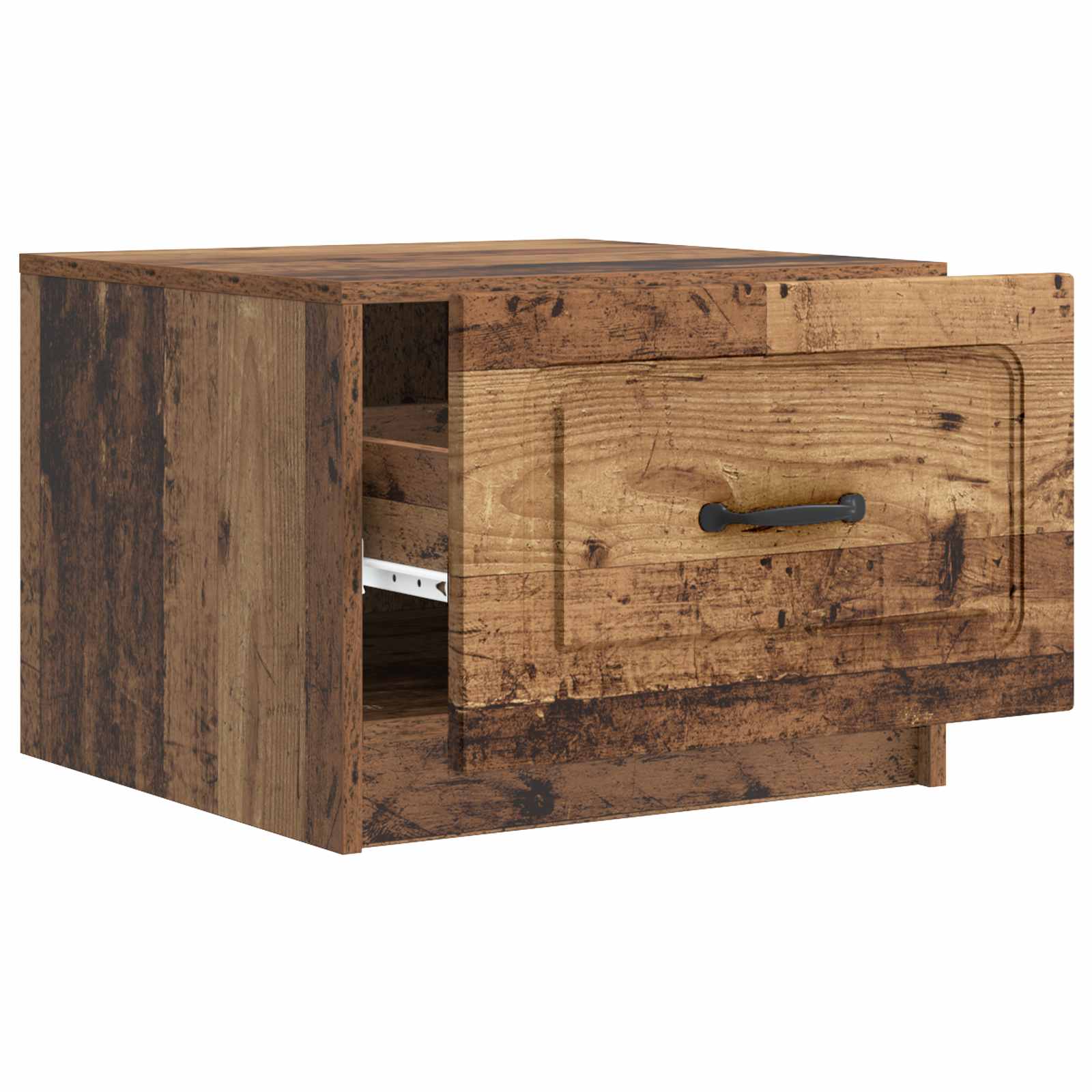 Couchtisch mit Schubladen Altholz 49 x 50 x 37 cm Holzwerkstoff