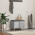 Flurbank mit Kissen mit Speicher Betongrau 60 x 38 x 46 cm