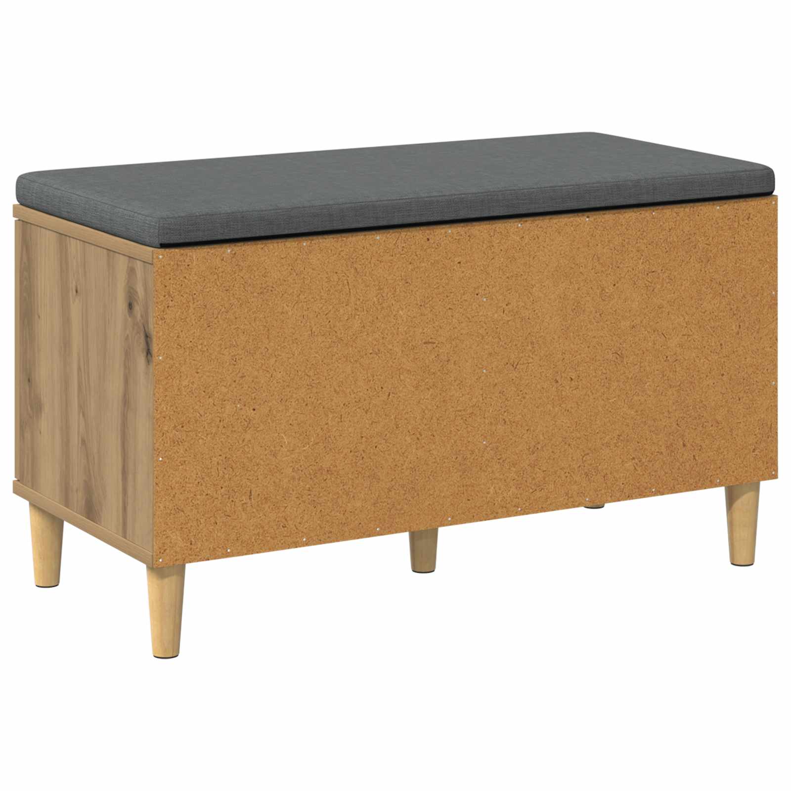 Flurbank mit Kissen mit Speicher Artisan-Eiche 80 x 38 x 46 cm