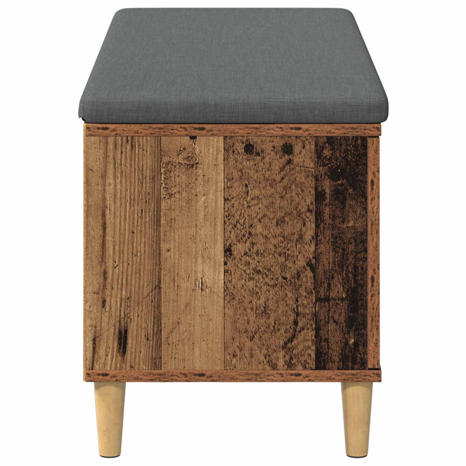 Flurbank mit Kissen mit Speicher Altholz 100 x 38 x 46 cm