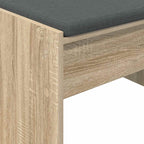 Flurbank mit Kissen Sonoma-Eiche 63 x 38 x 40 cm