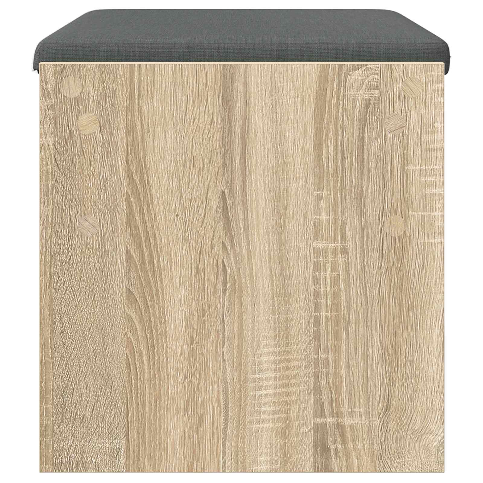 Flurbank mit Kissen Sonoma-Eiche 63 x 38 x 40 cm