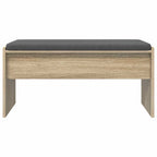 Flurbank mit Kissen Sonoma-Eiche 83 x 38 x 40 cm