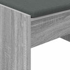 Flurbank mit Kissen Graues Sonoma 83 x 38 x 40 cm