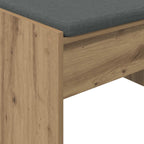 Flurbank mit Kissen Artisan-Eiche 83 x 38 x 40 cm