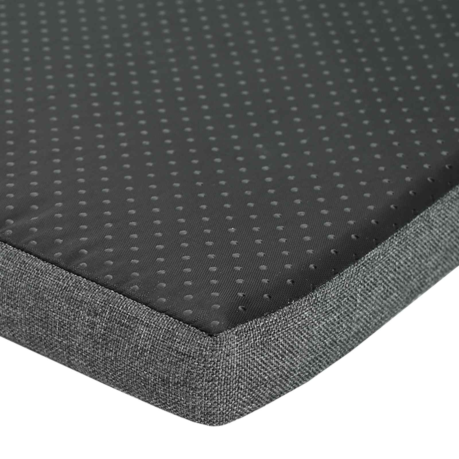 Flurbank mit Kissen Beton Grau 103 x 38 x 40 cm