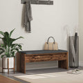 Flurbank mit Kissen Altholz 103 x 38 x 40 cm