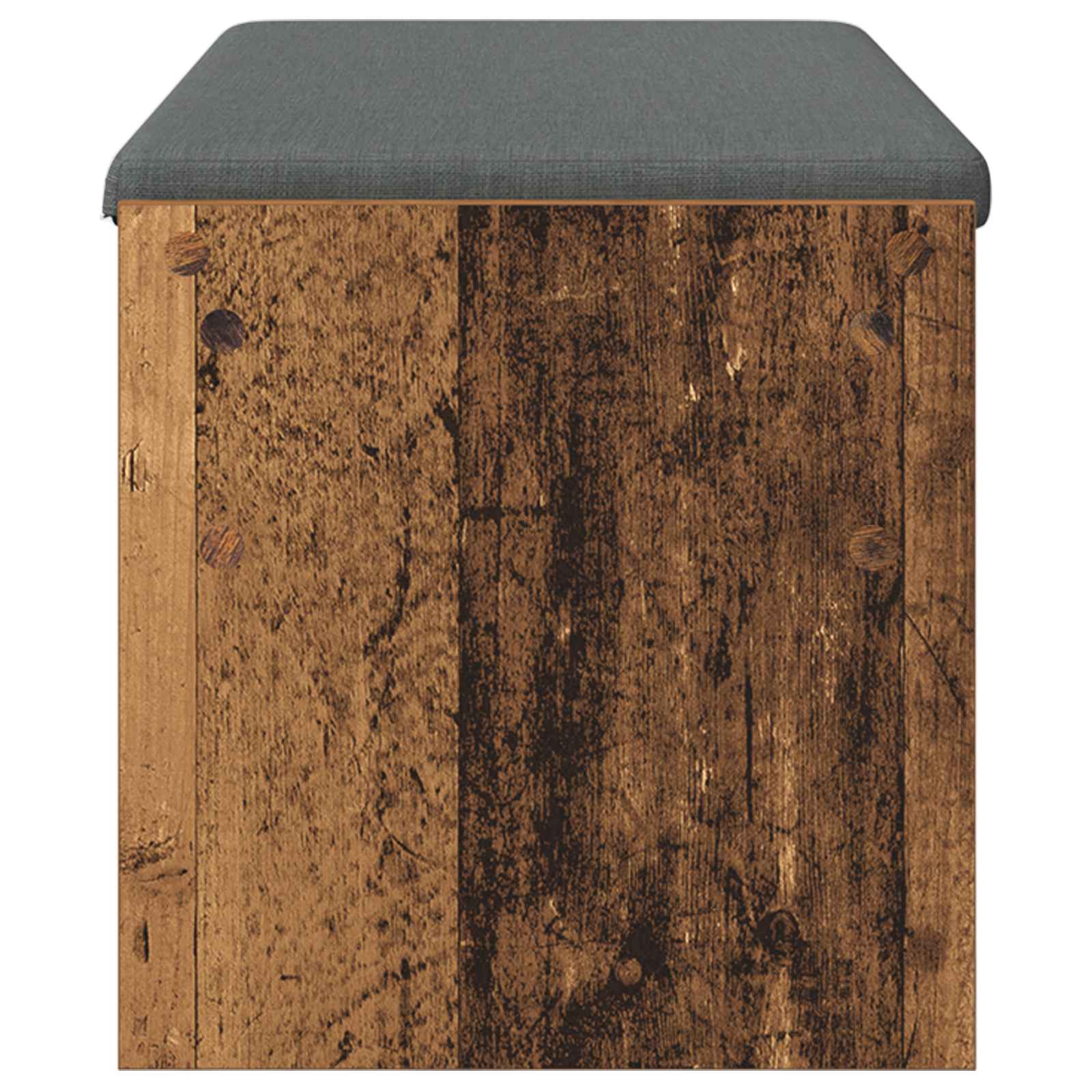 Flurbank mit Kissen Altholz 103 x 38 x 40 cm