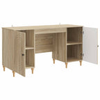 Schreibtisch mit Regal Sonoma 142,5 x 50 x 75 cm Holzwerkstoff