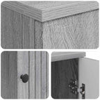 Schreibtisch Graues Sonoma 142,5 x 50 x 75 cm Holzwerkstoff