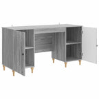 Schreibtisch Graues Sonoma 142,5 x 50 x 75 cm Holzwerkstoff