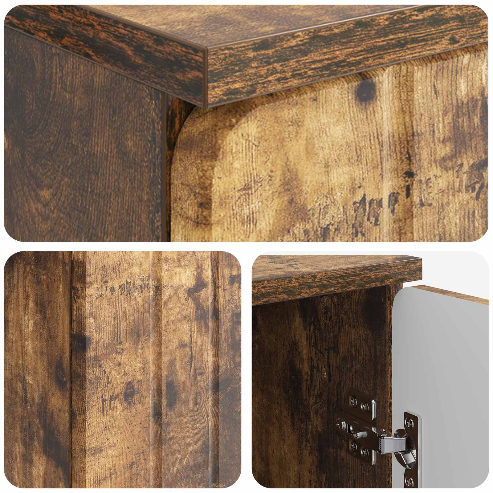 Schreibtisch Geräucherte Eiche 142,5 x 50 x 75 cm Holzwerkstoff