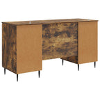 Schreibtisch Geräucherte Eiche 142,5 x 50 x 75 cm Holzwerkstoff