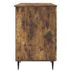 Schreibtisch Geräucherte Eiche 142,5 x 50 x 75 cm Holzwerkstoff