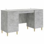Schreibtisch Betongrau Holzwerkstoff 142,5 x 50 x 75 cm