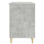 Schreibtisch Betongrau Holzwerkstoff 142,5 x 50 x 75 cm