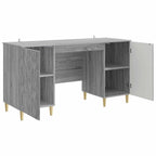 Schreibtisch Grau Sonoma Holzwerkstoff 142,5 x 50 x 75 cm