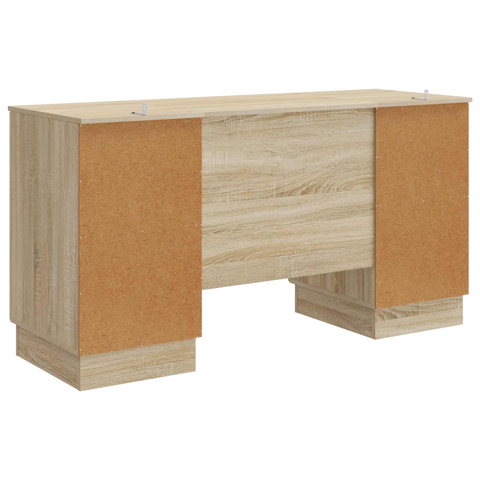Schreibtisch Sonoma-Eiche 142,5 x 50 x 75 cm Holzwerkstoff