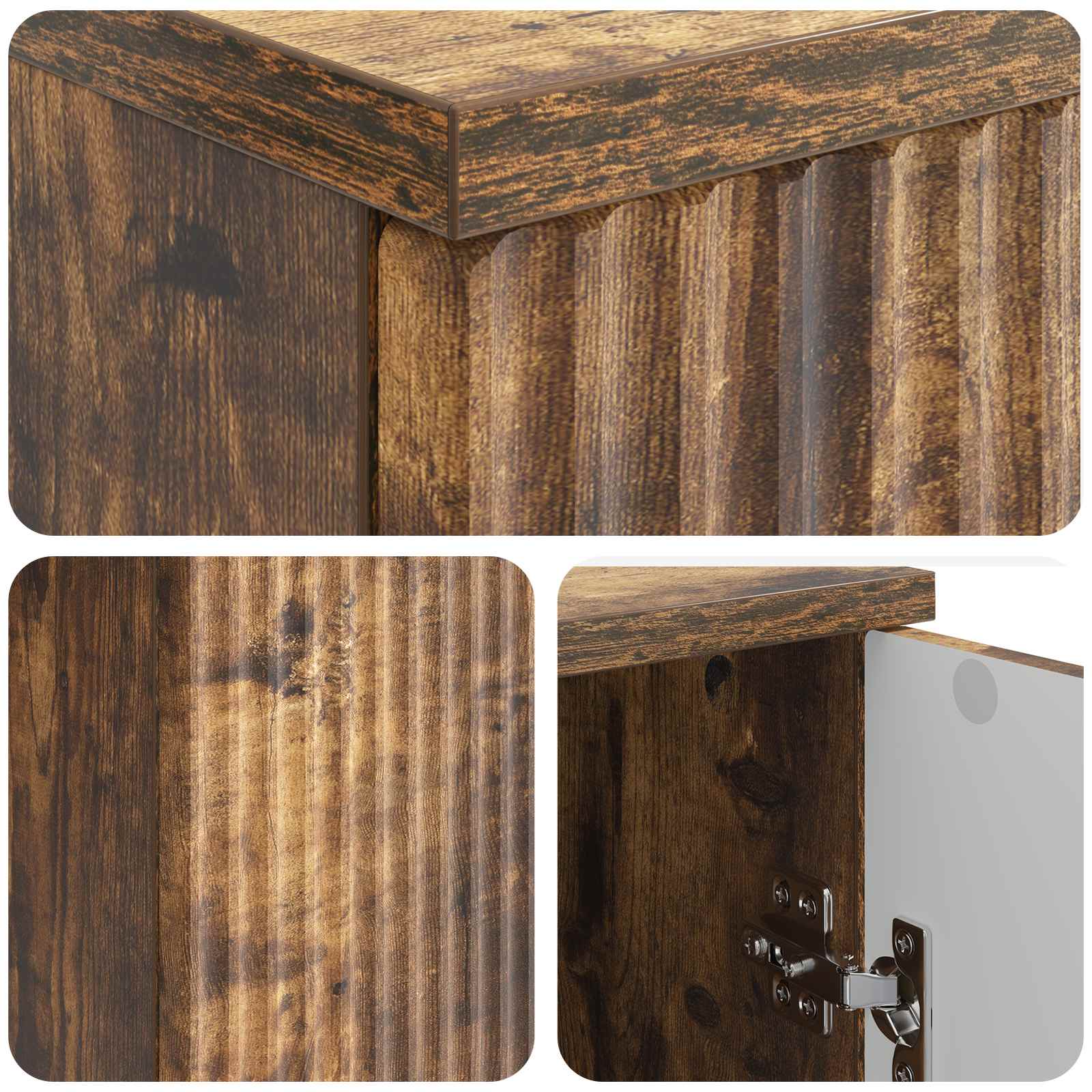 Schreibtisch Geräucherte Eiche 142,5 x 50 x 75 cm Holzwerkstoff