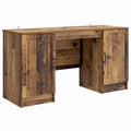 Schreibtisch mit Regal Altholz 142,5 x 50 x 75 cm Holzwerkstoff