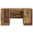 Schreibtisch mit Regal Altholz 142,5 x 50 x 75 cm Holzwerkstoff