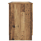 Schreibtisch mit Regal Altholz 142,5 x 50 x 75 cm Holzwerkstoff