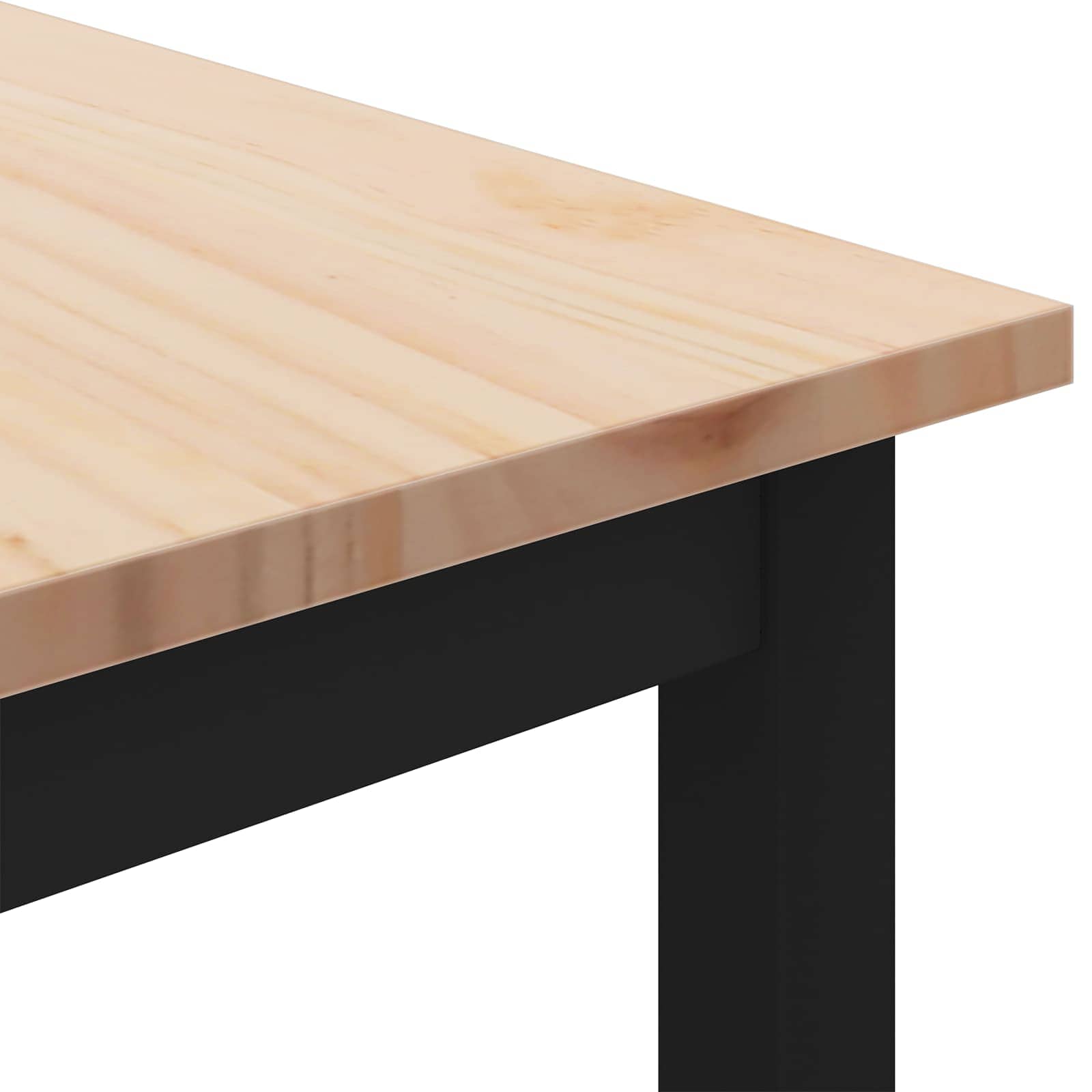 Couchtisch Natur 40 x 40 x 36 cm Massives Kiefernholz