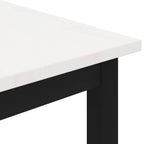 Couchtisch Weiß 40 x 40 x 36 cm Massives Kiefernholz