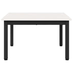 Couchtisch Weiß 60 x 60 x 36 cm Massives Kiefernholz