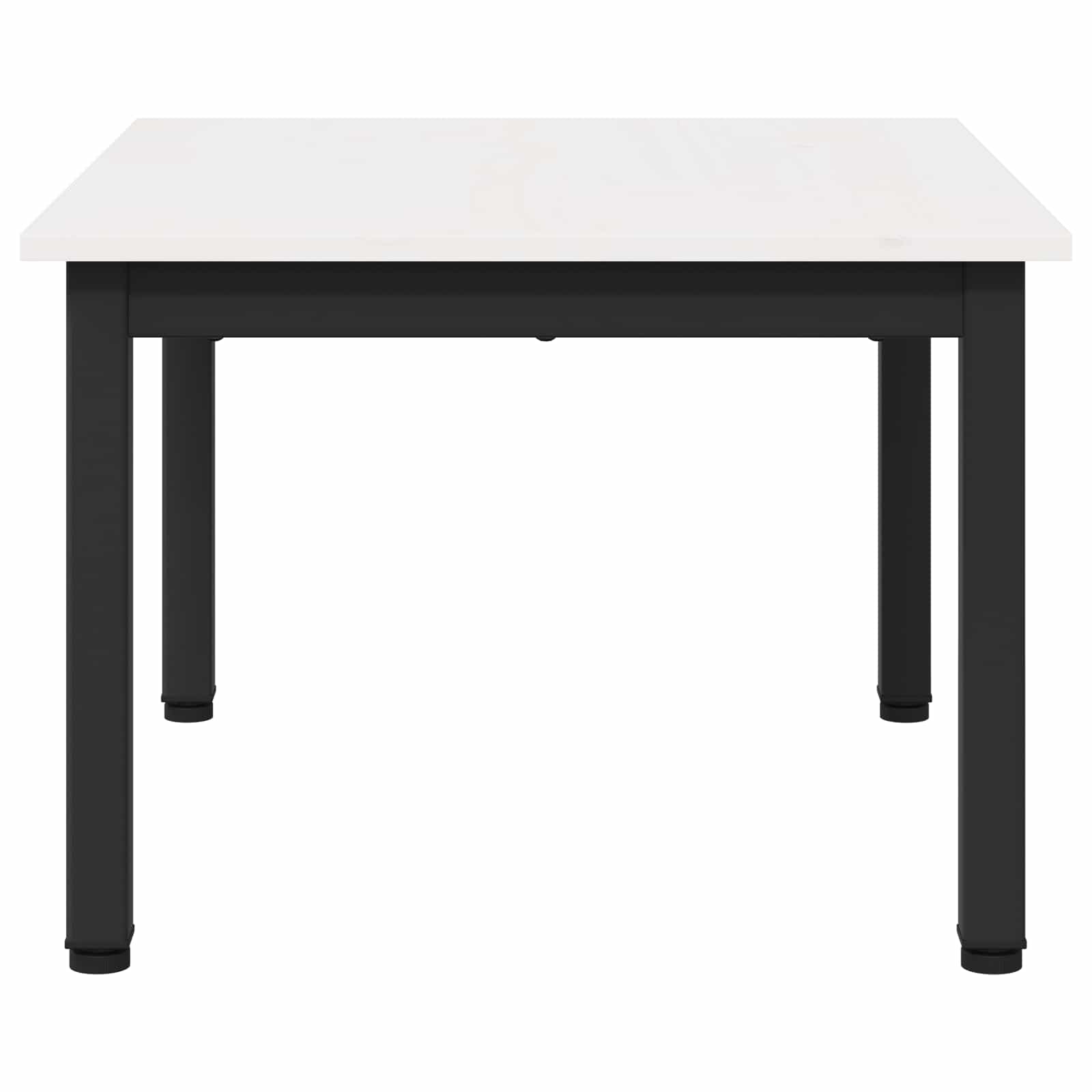 Couchtisch Weiß 60 x 50 x 36 cm Massives Kiefernholz