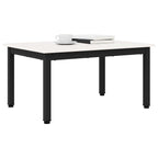 Couchtisch Weiß 70 x 50 x 36 cm Massives Kiefernholz